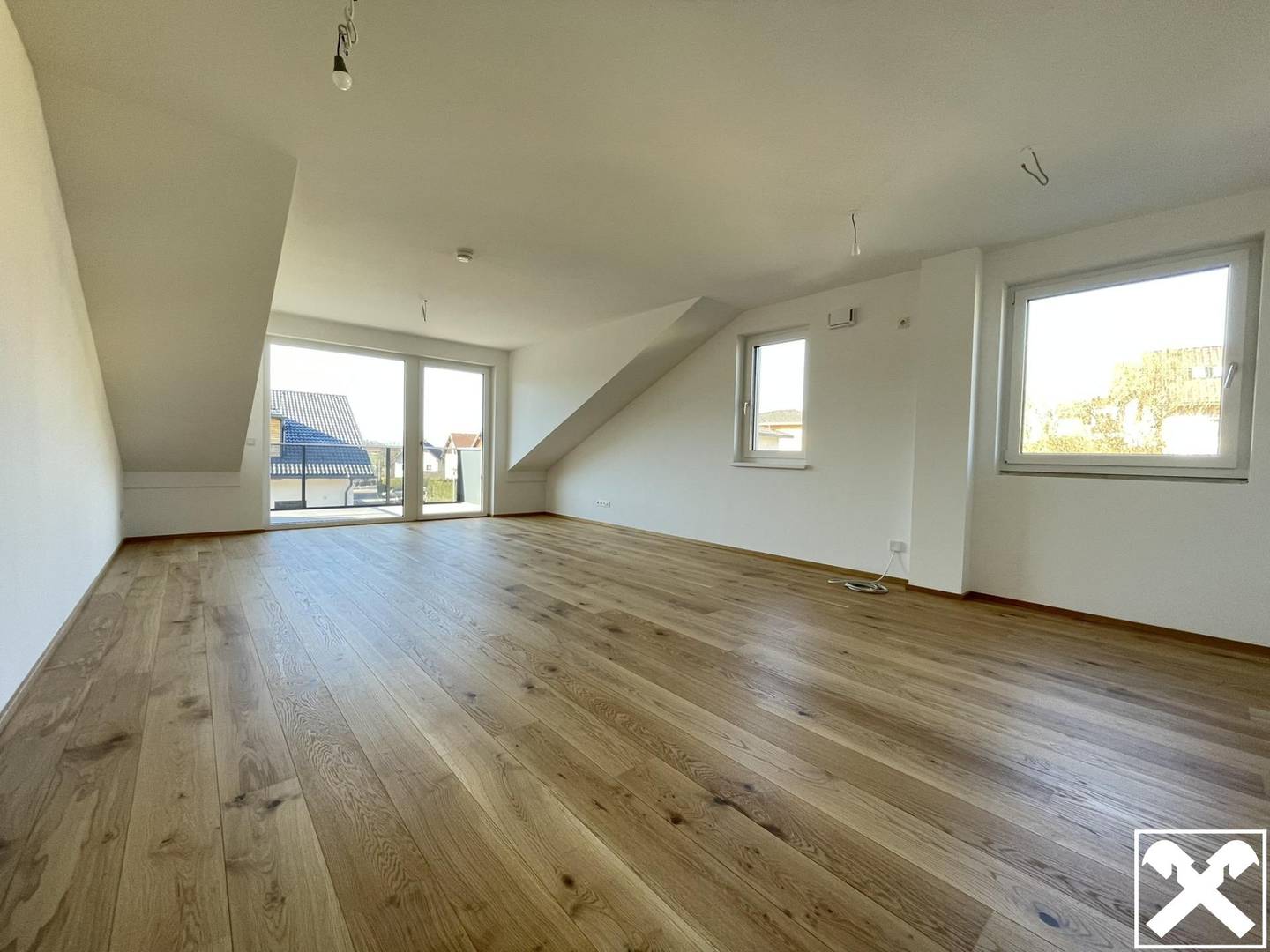 Top floor apartment in a new build with underfloor heating