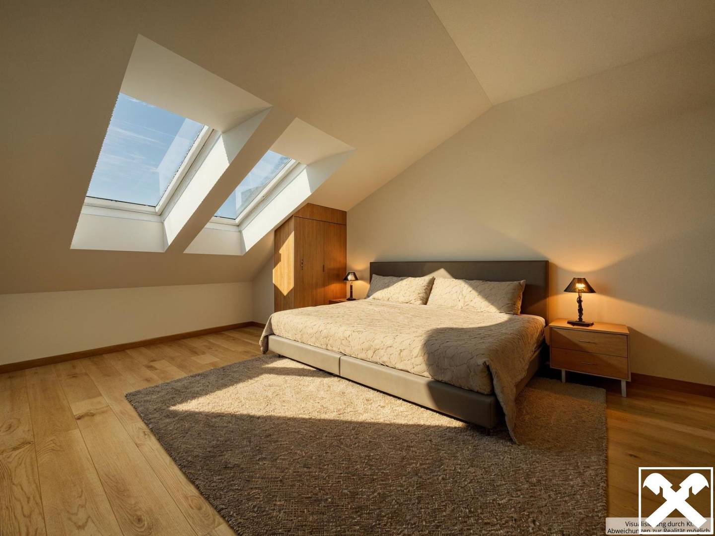 New build Dachgeschosswohnung West Balkon Lift