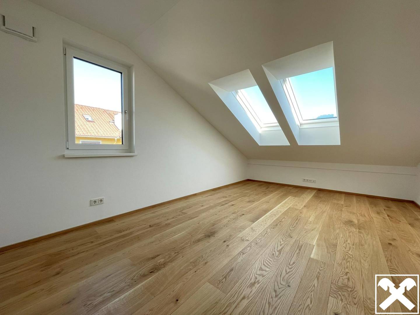 Top floor apartment in a new build with underfloor heating
