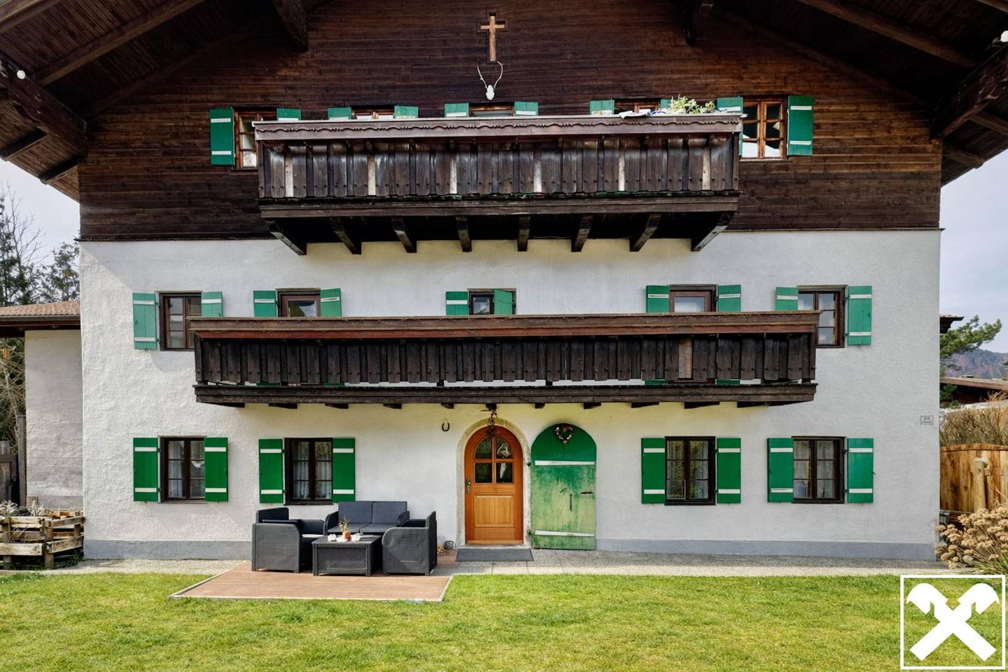 Maisonettewohnung mit privatem Garten und Kamin