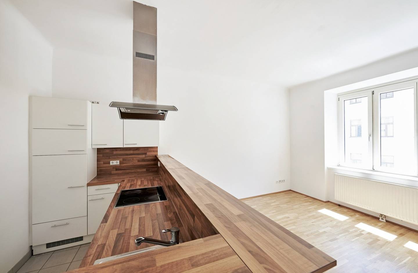 Altbauwohnung Loggia im Innenhof nahe Donaukanal