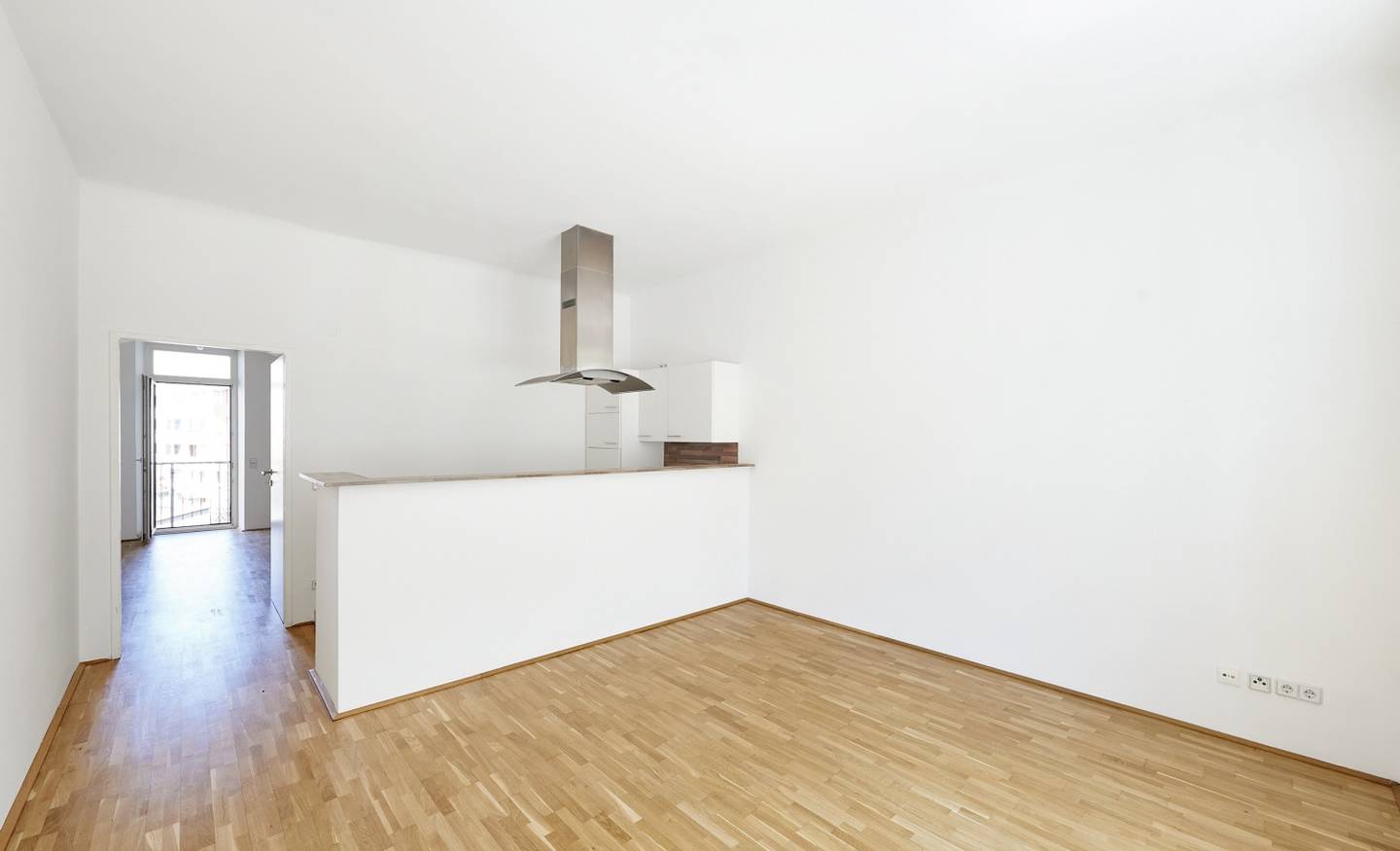 Altbauwohnung Loggia im Innenhof nahe Donaukanal