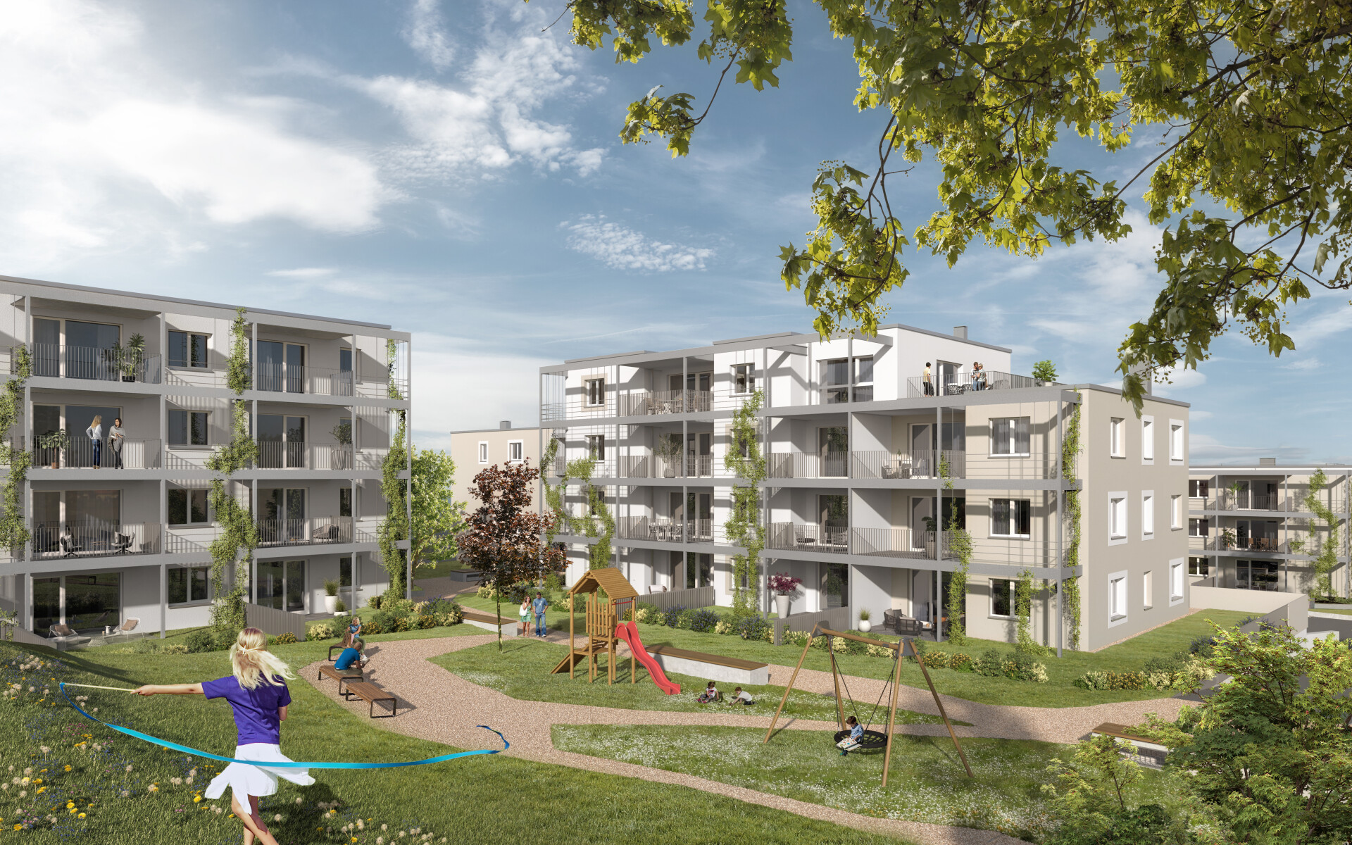 Neubauwohnung Altstadtlage mit Garten