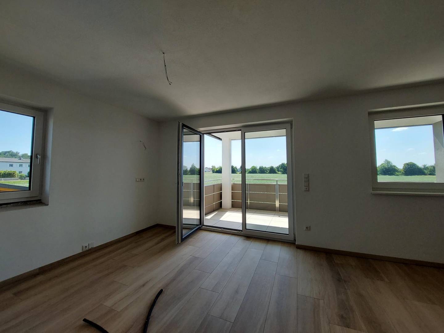 Newly built apartment with balcony on the first floor