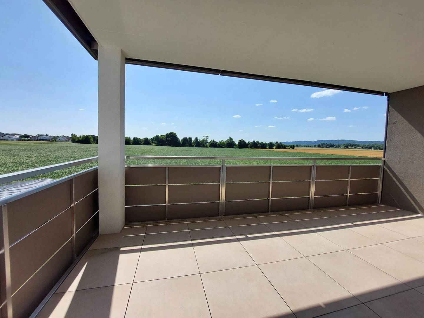 Newly built apartment with balcony on the first floor