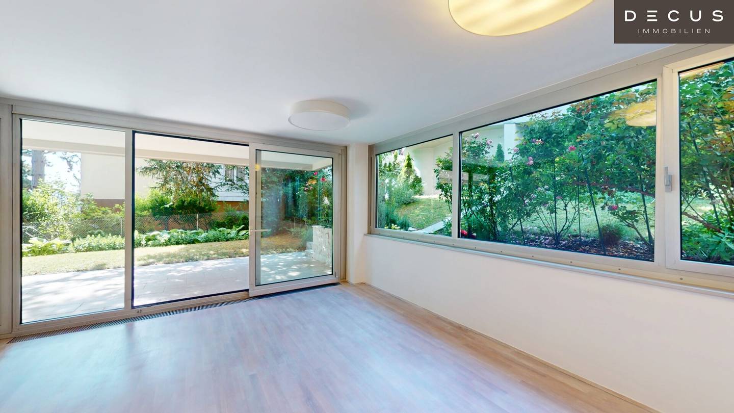 Apartment with garden and terrace including garage