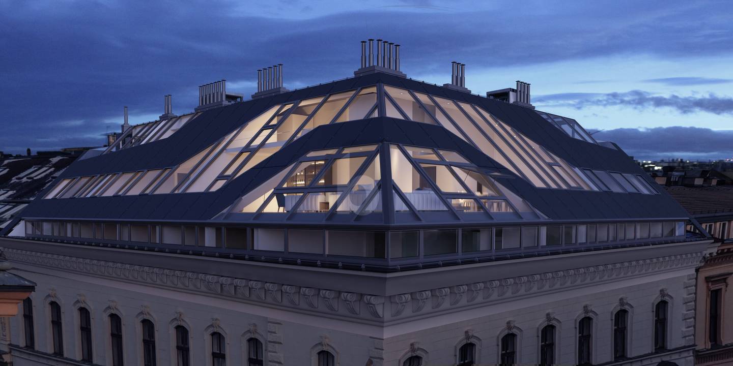 Lichtdurchflutetes Penthouse mit Pool und Concierge