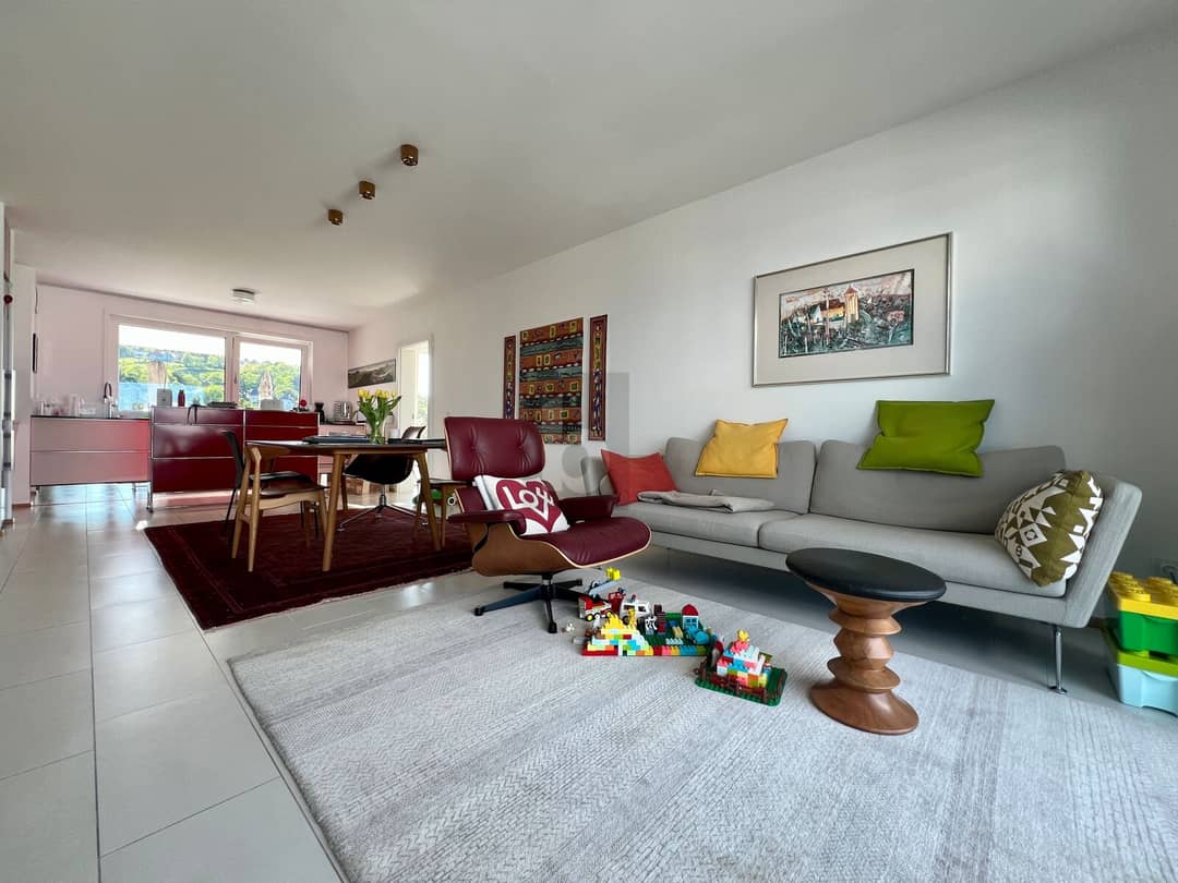 Penthouse mit zwei Terrassen und Badeplatz