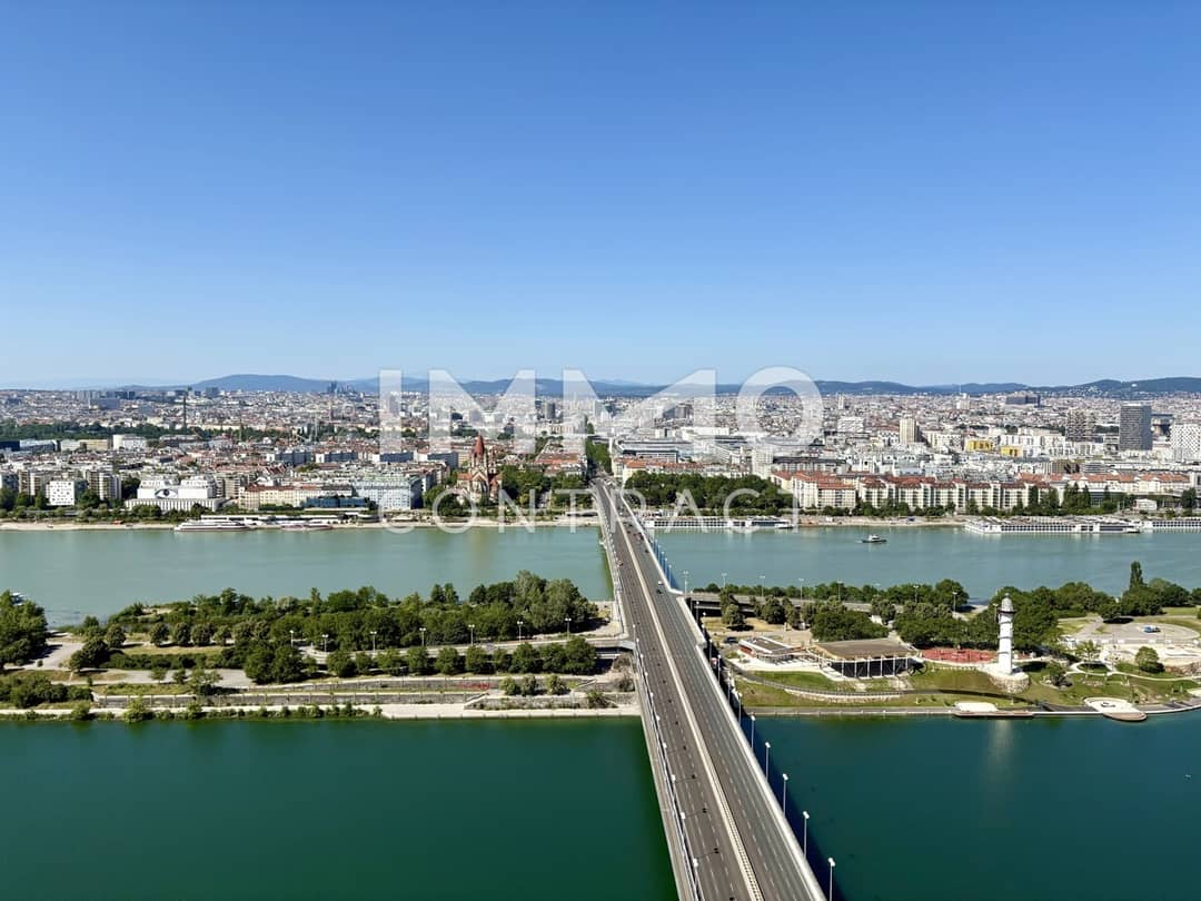 Wohnung mit Blick auf Alte Donau Erstbezug