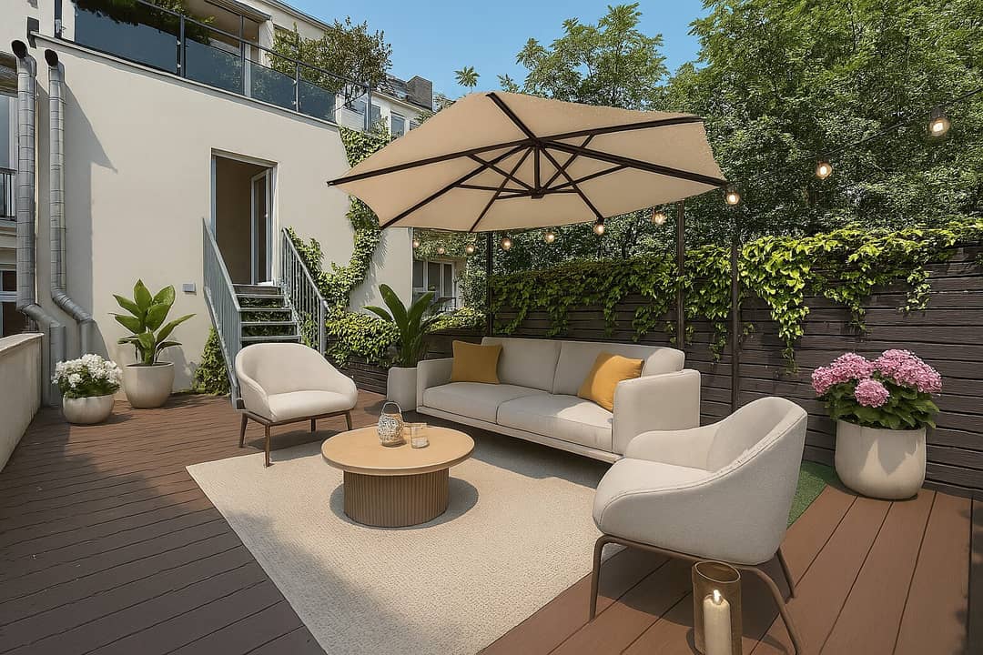 Altbauwohnung mit Terrasse und Loggia in ruhiger Innenhoflage nahe Naschmarkt