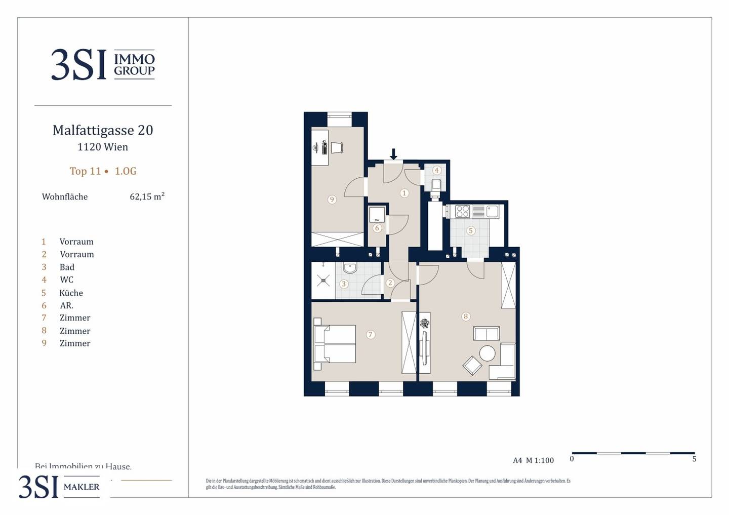 Apartment renovated historic building Haydnpark