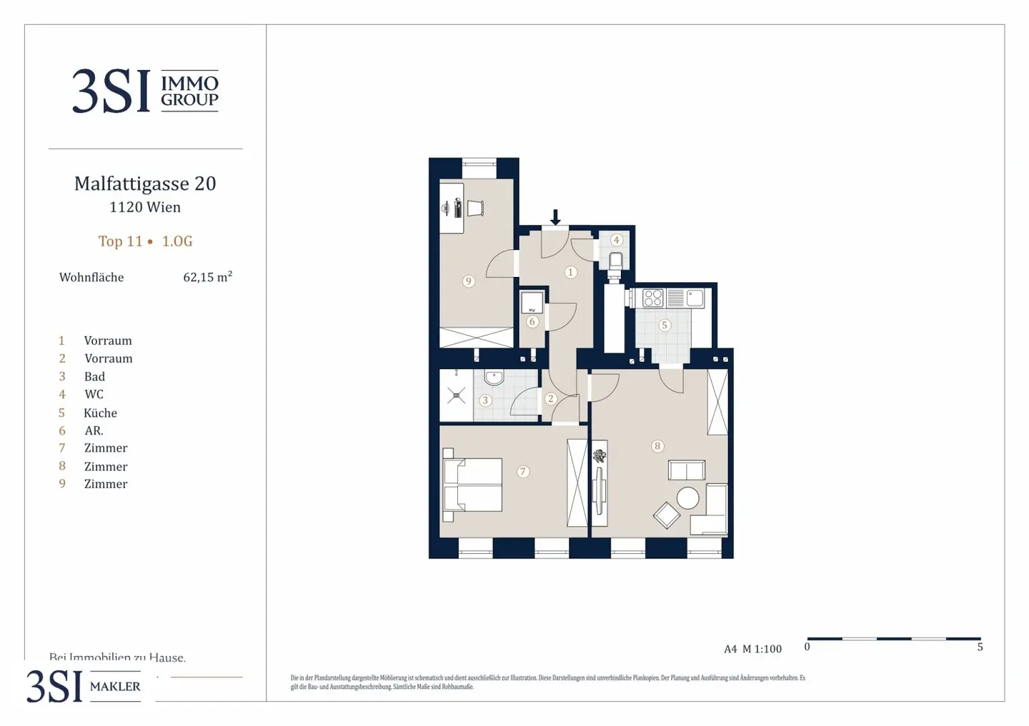 Apartment renovated historic building Haydnpark
