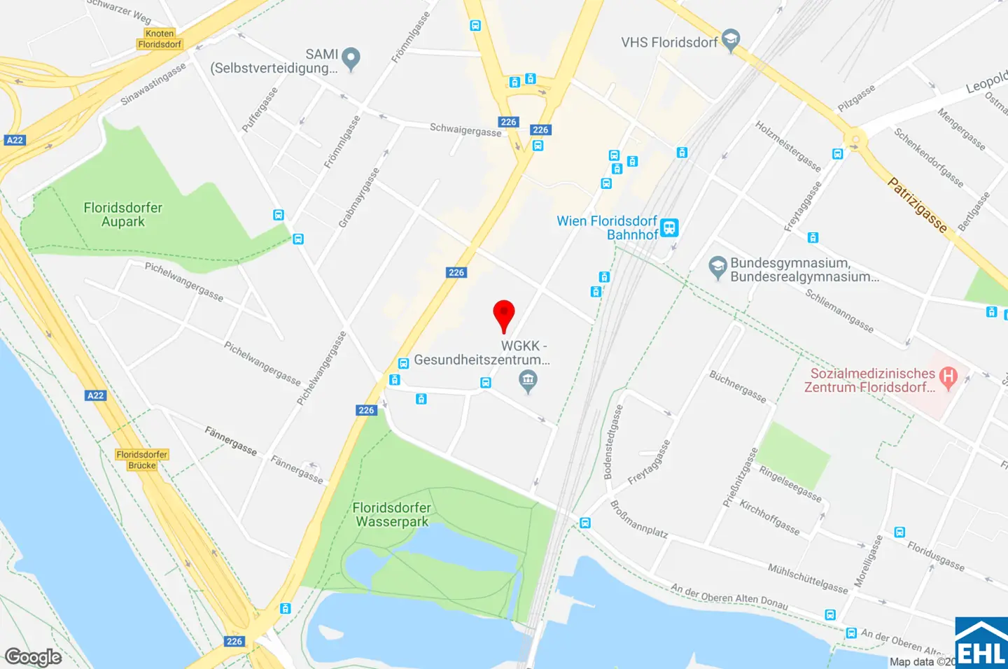 Neubau nahe dem Floridsdorfer Wasserpark