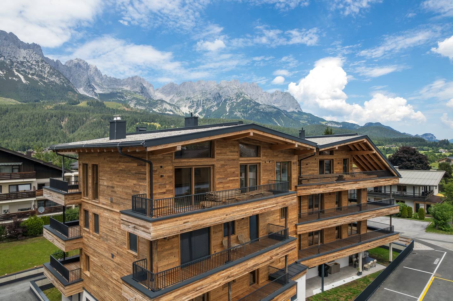 Apartment in new build with terrace and garden