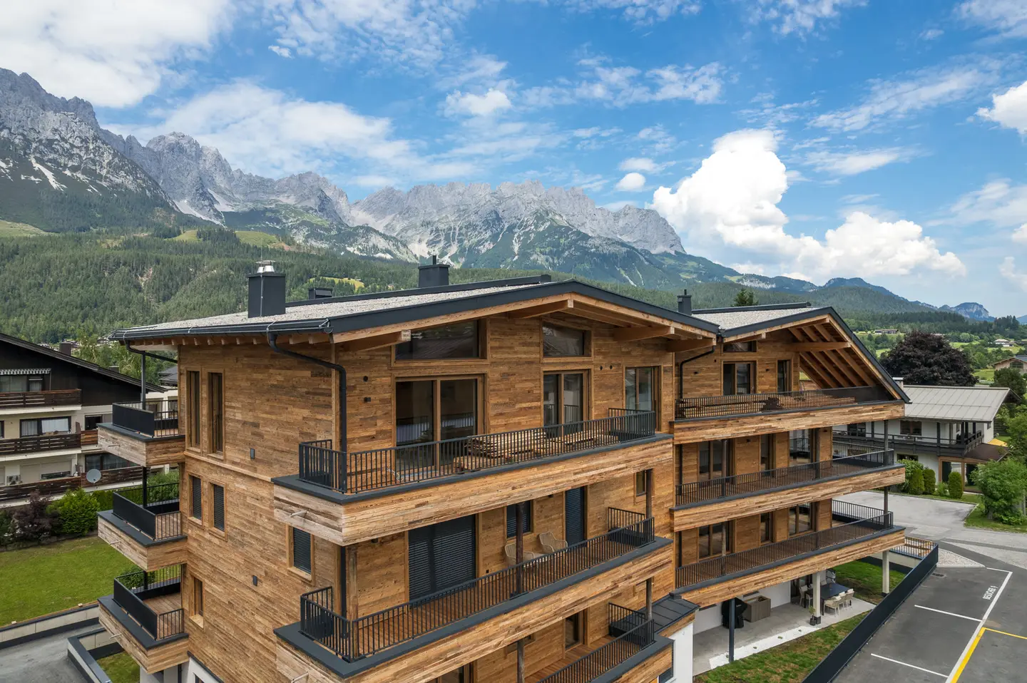 Apartment in new build with terrace and garden