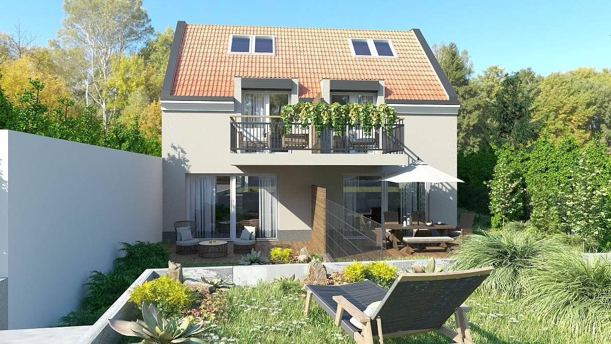 New build apartment Bisamberg with balcony in quiet location