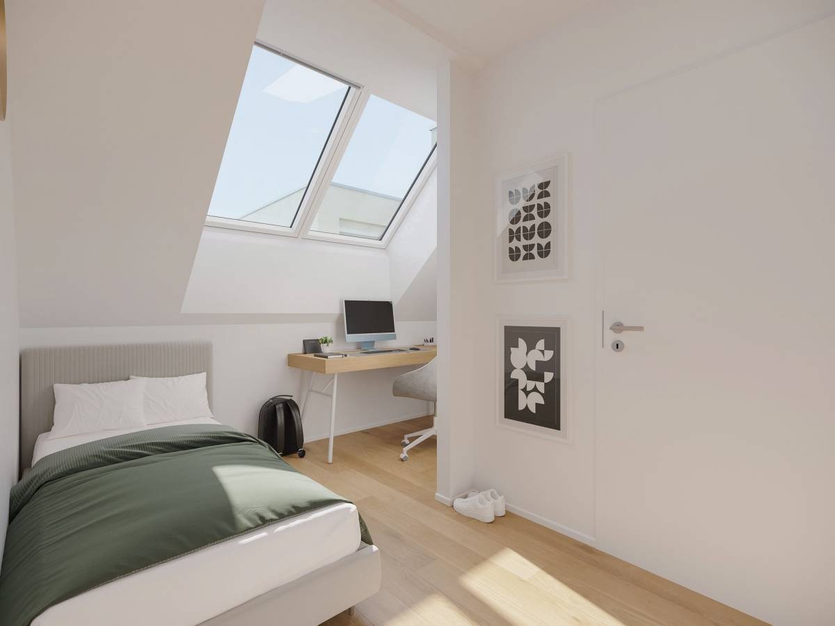 Dachgeschosswohnung Neubau Balkon Provisionsfrei