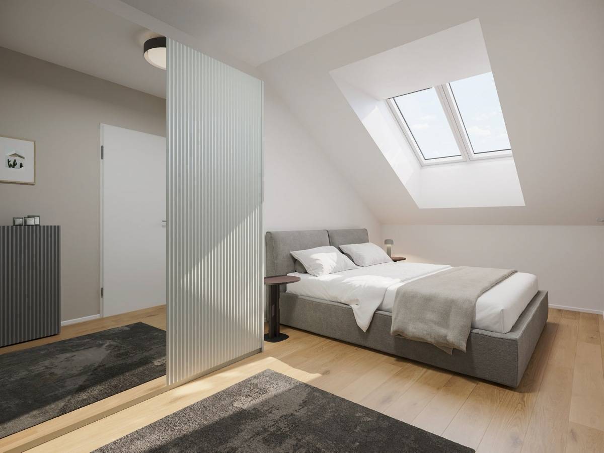 Dachgeschosswohnung Neubau Balkon Provisionsfrei