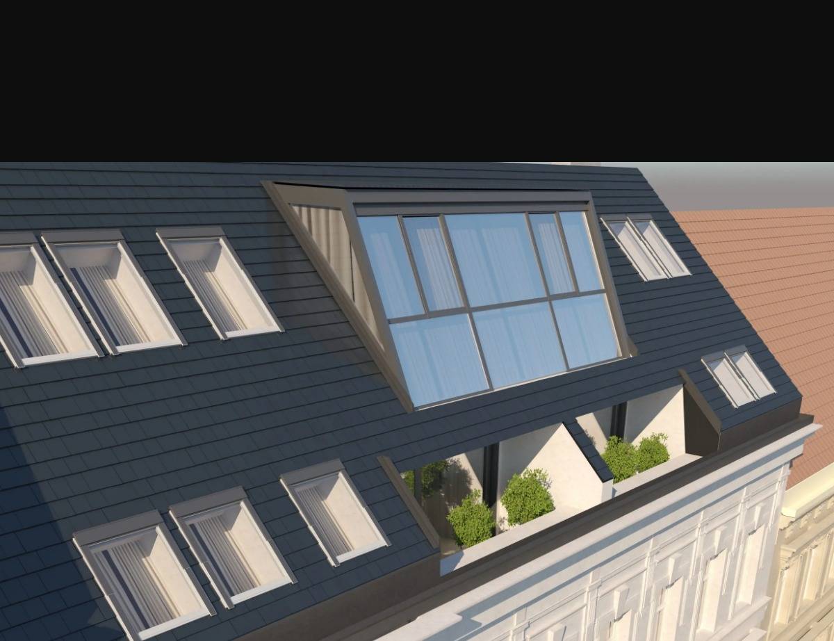 Maisonettewohnung im Dachgeschoss mit großer Terrasse