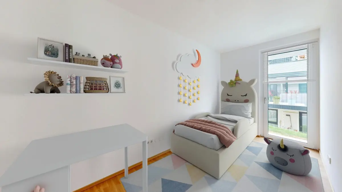 Ground floor apartment with garden and panoramic view