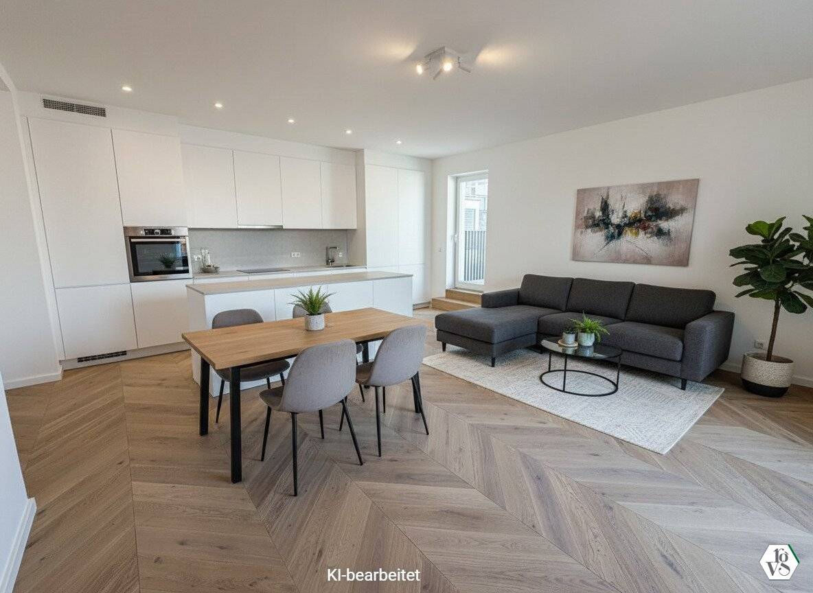 Dachgeschosswohnung Erstbezug Terrasse Parklage