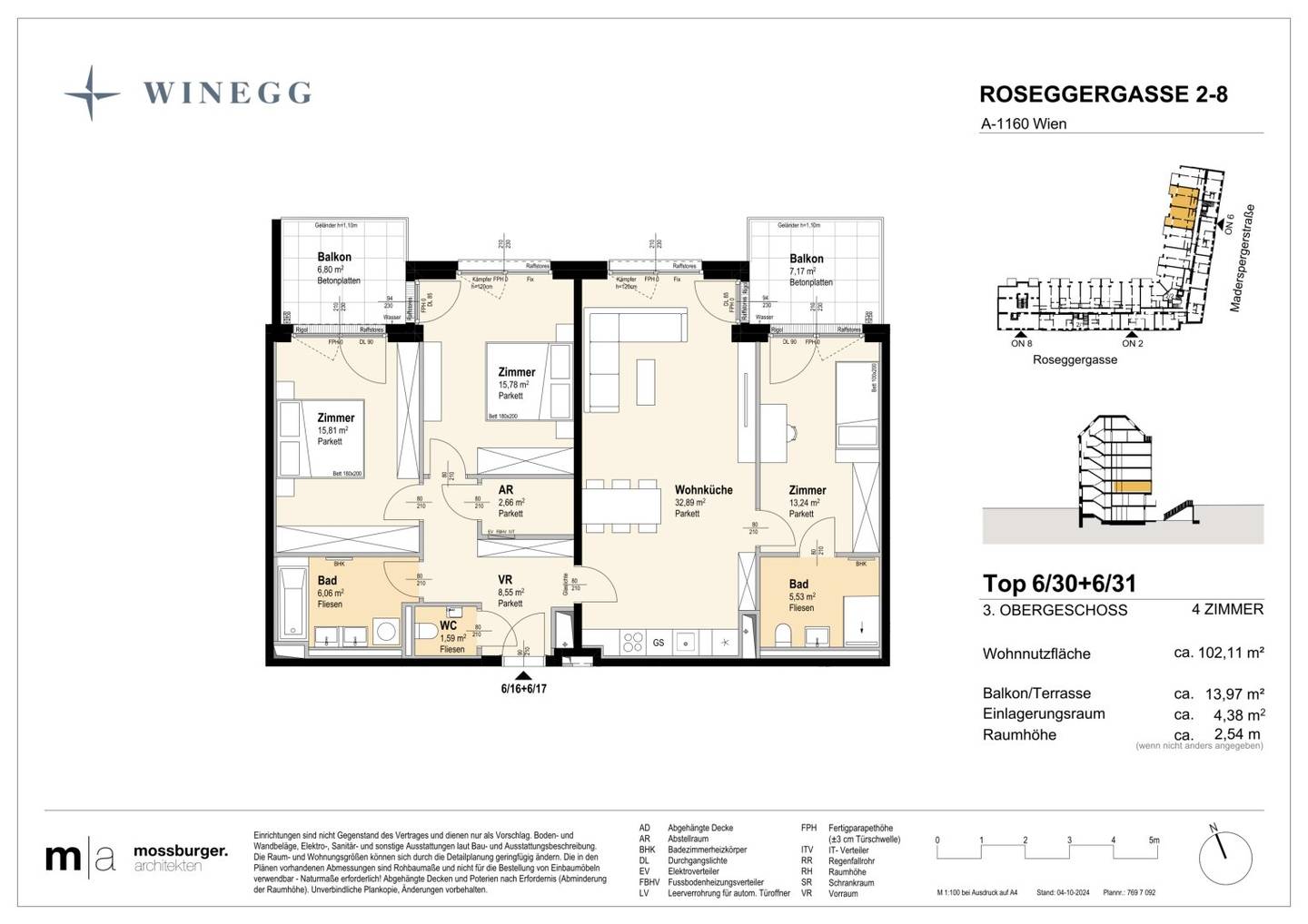 Wohnung mit Weitblick Innenhof Ruheoase