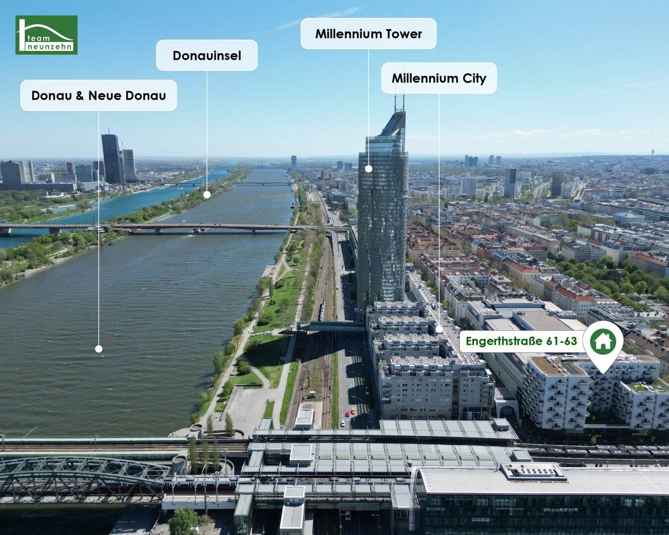 KAY – LIVING NEAR THE DANUBE – EXCELLENT INFRASTRUCTURE
