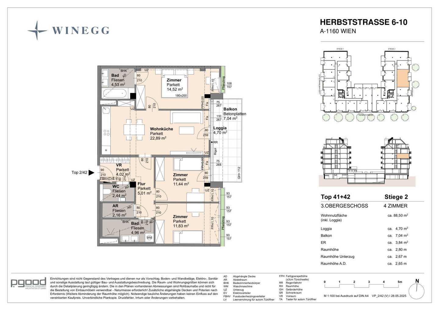 New build with balcony by Arik Brauer Park