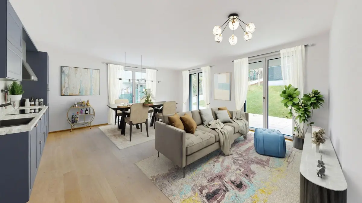 Neubau Wohnung mit Garten in Neustift am Walde