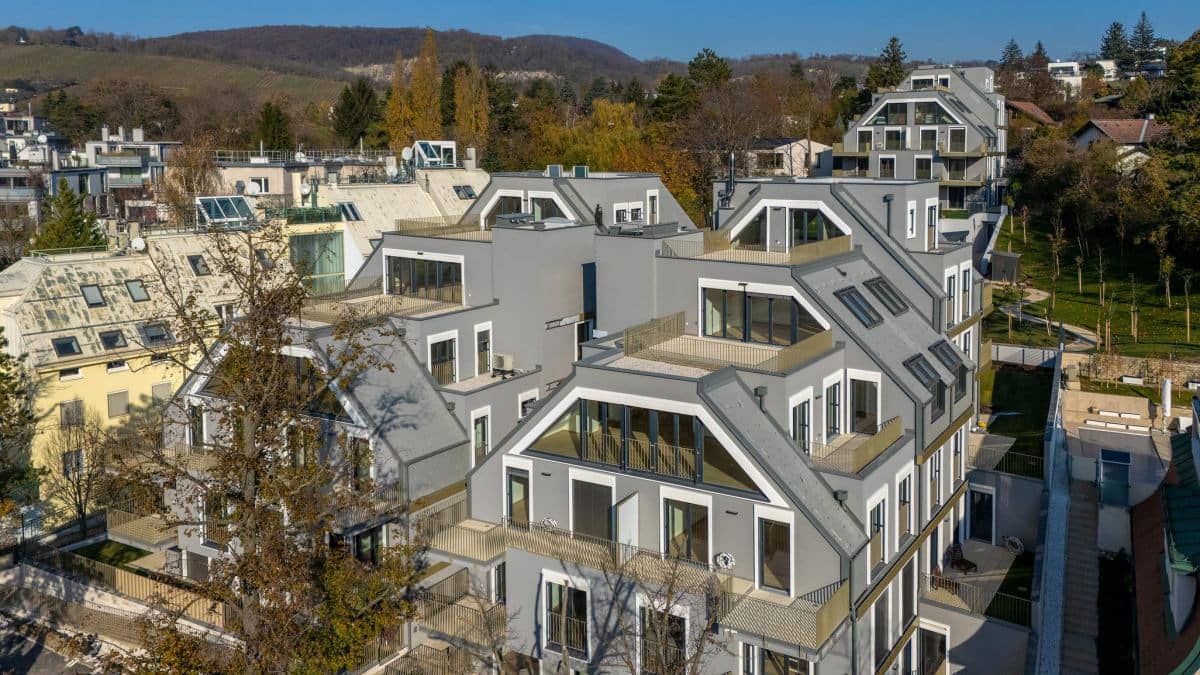 New build apartment in Neustift am Walde with garden terrace