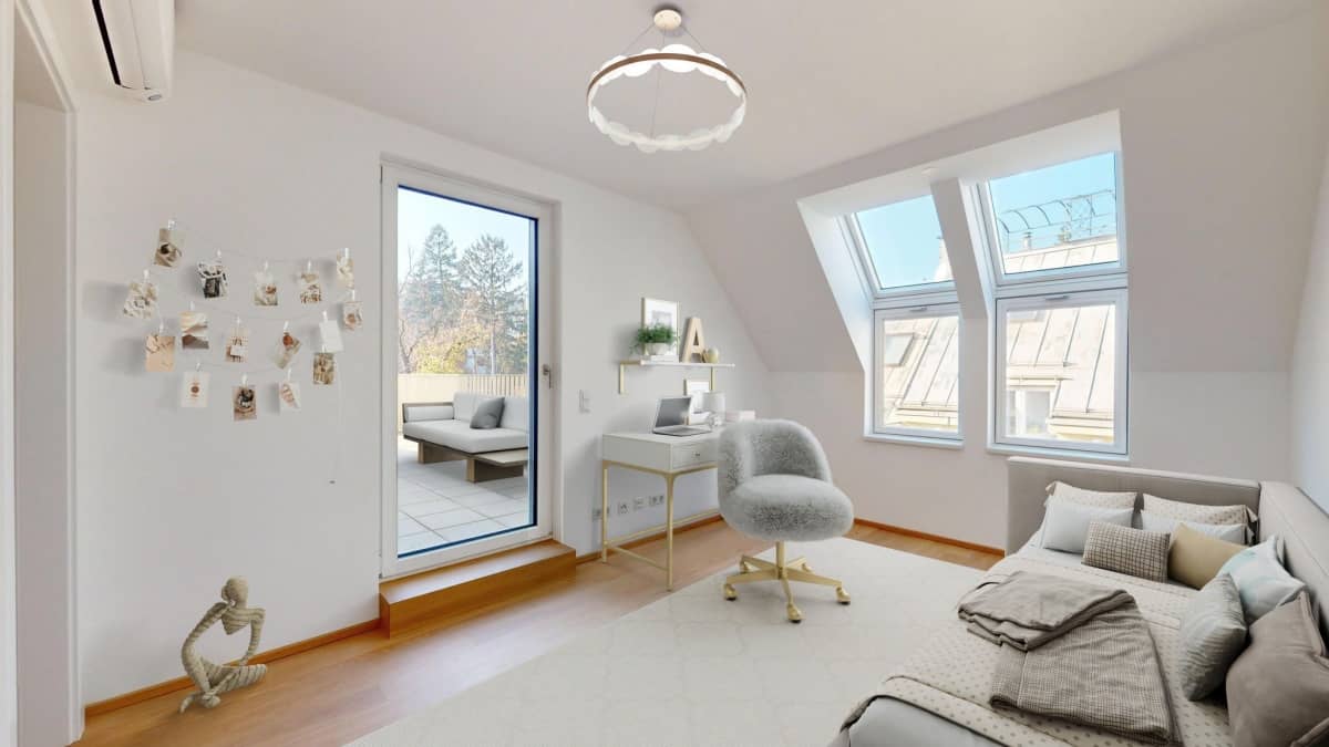New build apartment in Neustift am Walde with terrace