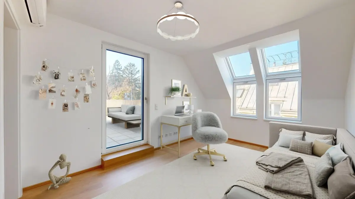 New build apartment in Neustift am Walde with terrace