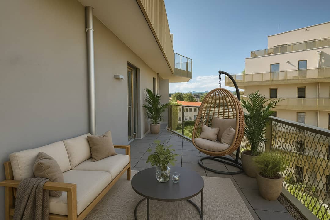 Neubauwohnung Erstbezug Sonniger Balkon