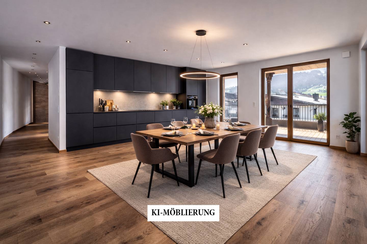 Attic apartment with panoramic view Wilder Kaiser near golf course