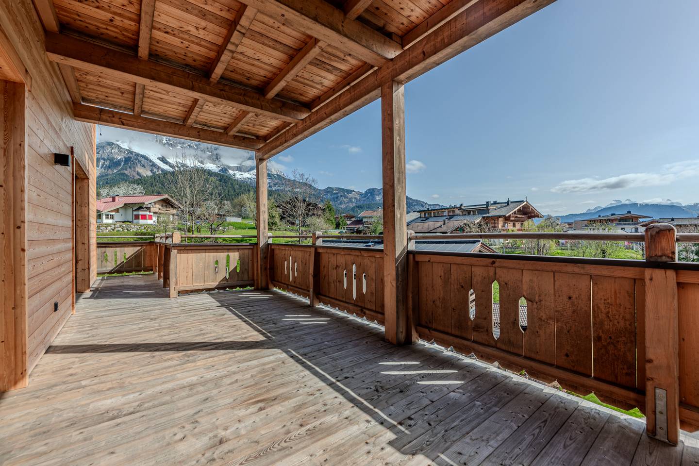Maisonettewohnung Panoramablick Wilden Kaiser Garten