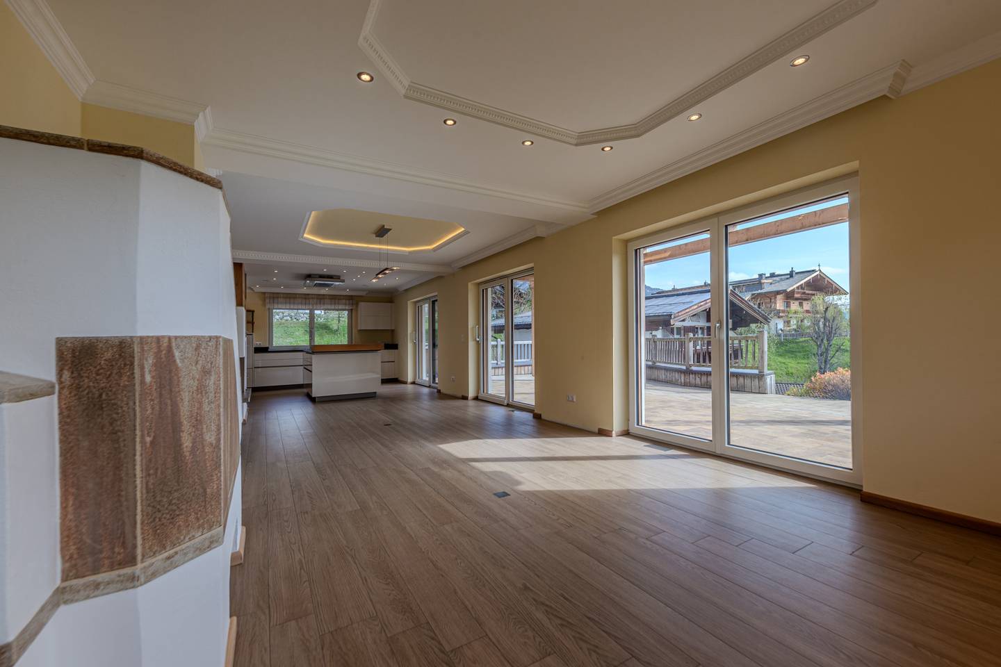 Maisonettewohnung Panoramablick Wilden Kaiser Garten
