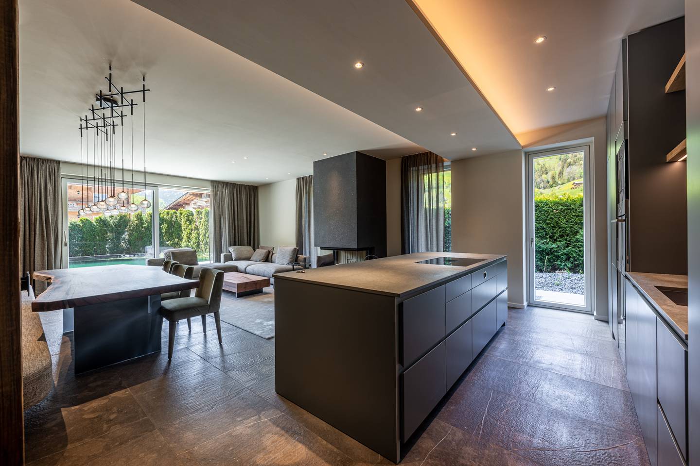 Apartment in Aurach near Kitzbühel with private swimming pond and terrace