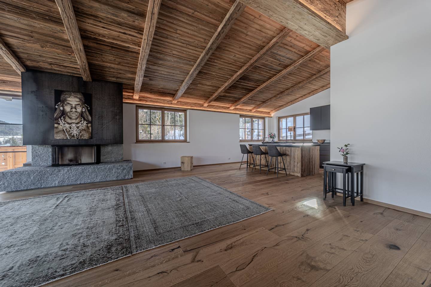 Luxus-Chalet in Fieberbrunn mit Outdoor-Pool, Panoramablick auf Alpen