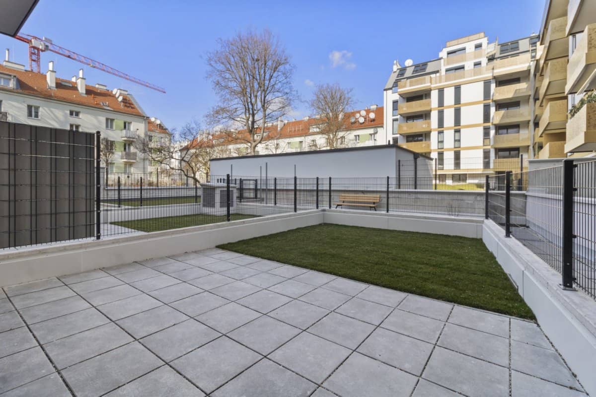 Maisonettewohnung Kagraner Platz Terrasse Garten