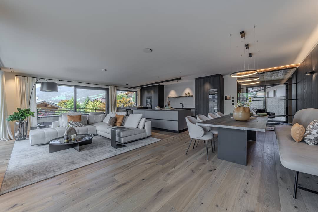 Apartment with panoramic view and private sauna