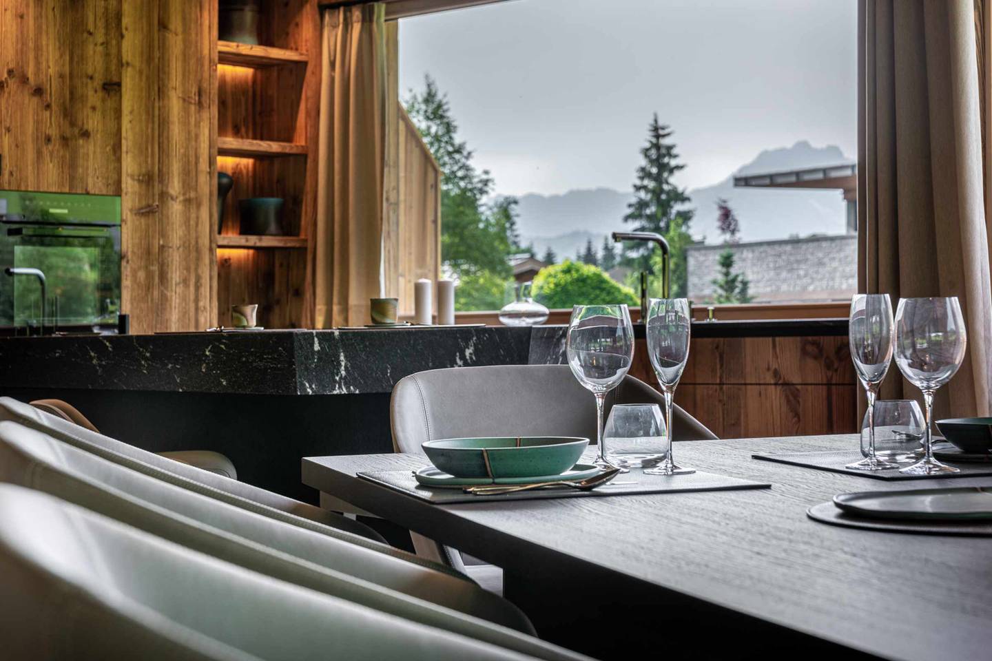 Maisonettewohnung Garten und Kaiserblick