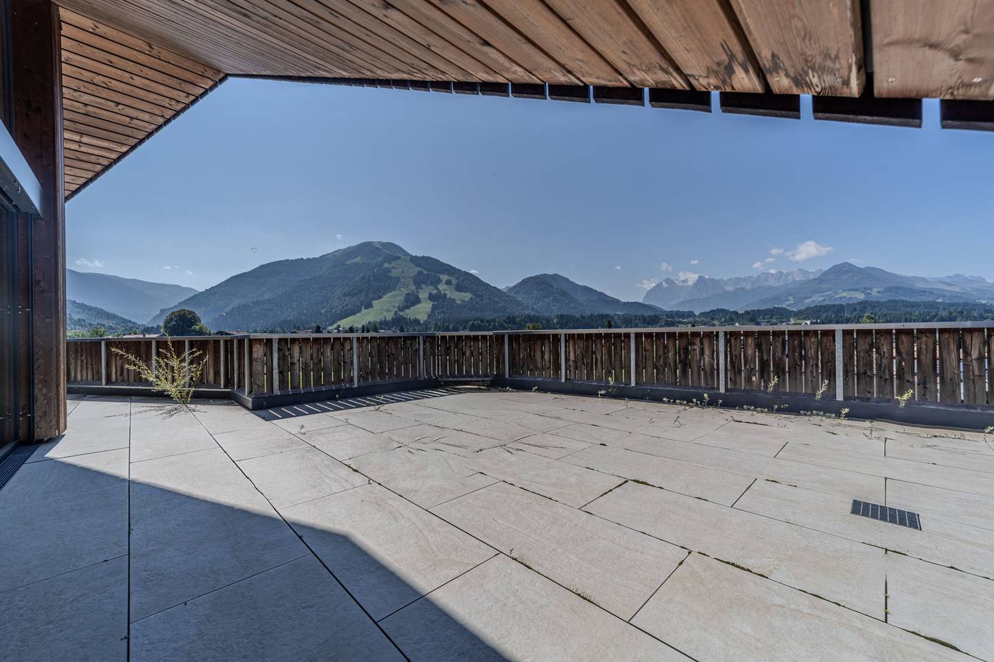 Penthouse mit Dachterrasse Kaisergebirge Blick