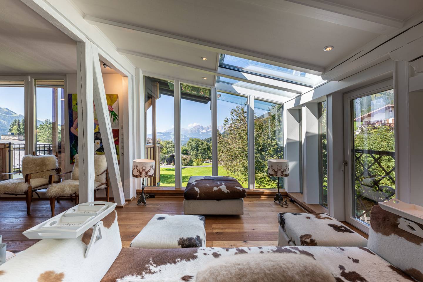 Attic apartment mountain view terrace Bichlalm