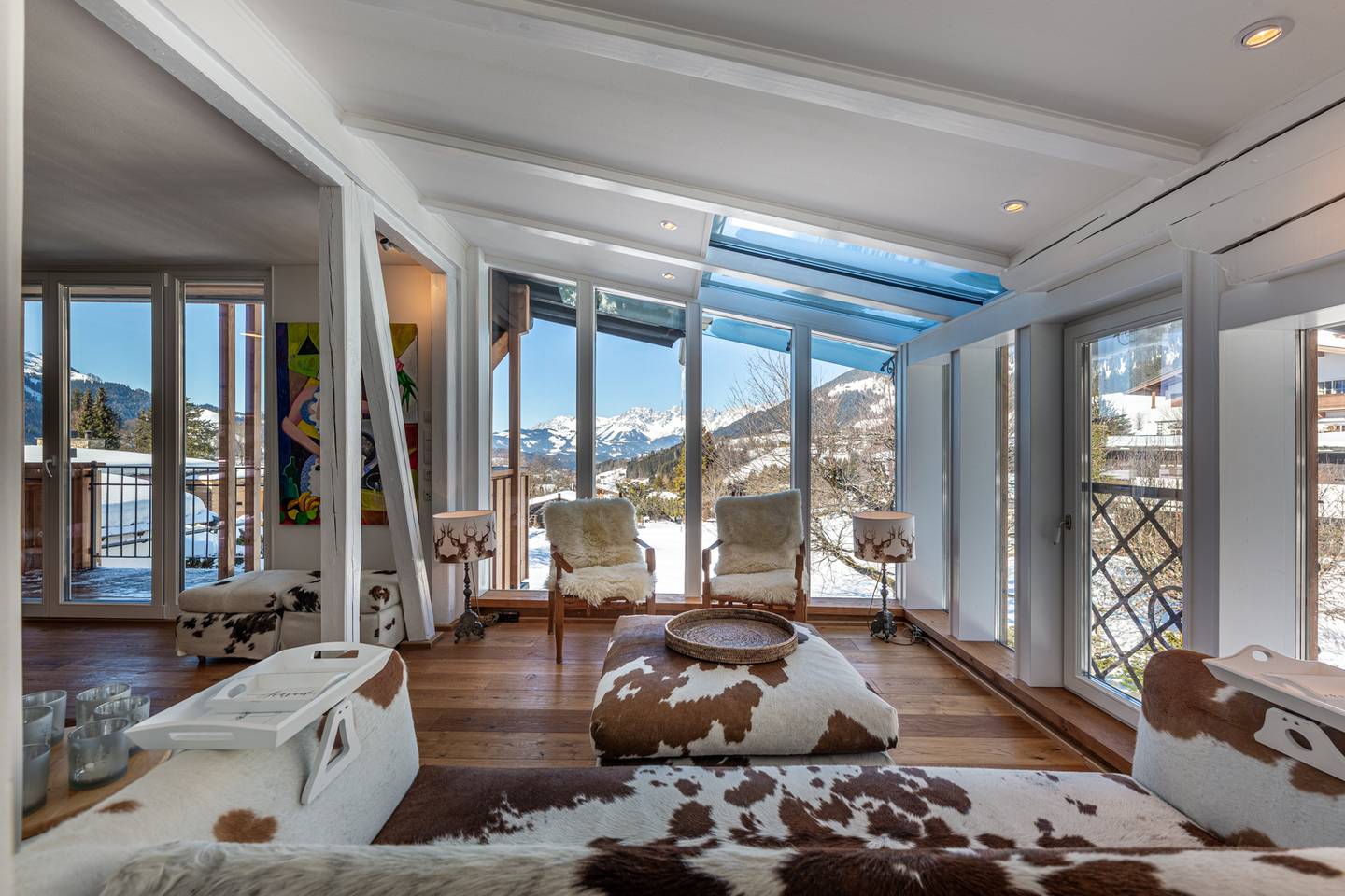 Attic apartment mountain view terrace Bichlalm