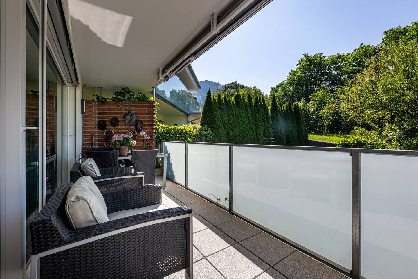 Wohnung Hahnenkammblick Sonnenterrasse