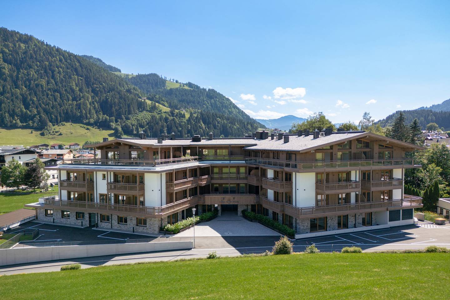 Apartment in the Center of Söll Balcony New Build