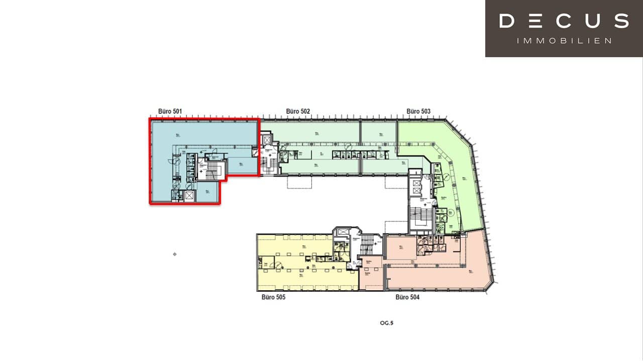 Generous office spaces in the heart of 1090 Vienna total around 3,000 m² for your vision
