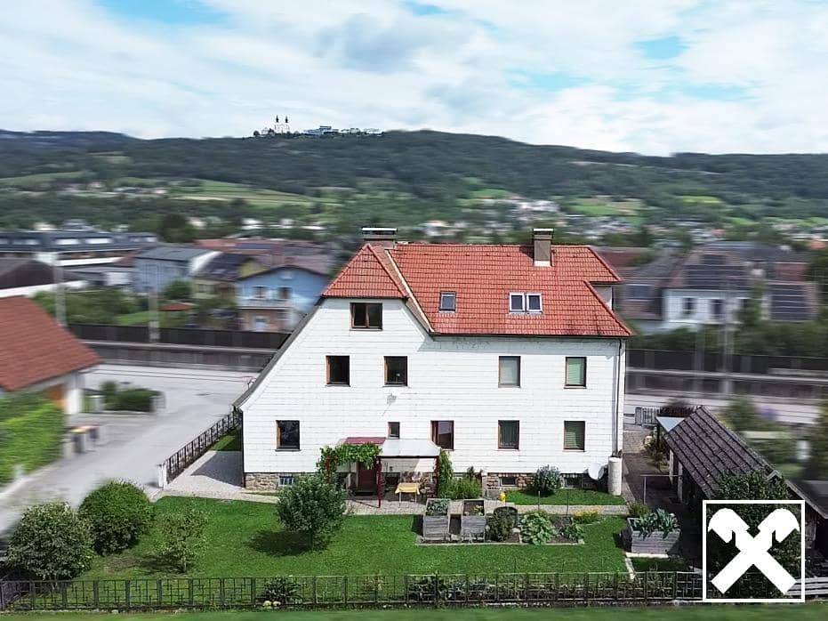 Aussenaufnahme Rückseite des Hauses