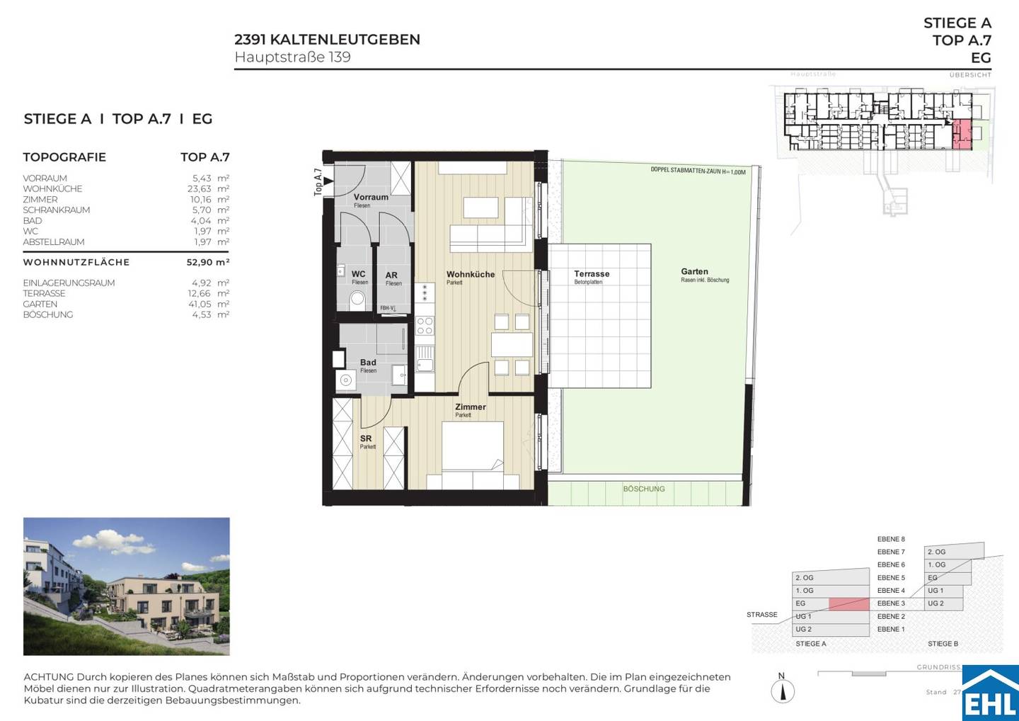 Wohnung im Wienerwald mit Terrasse provisionsfrei