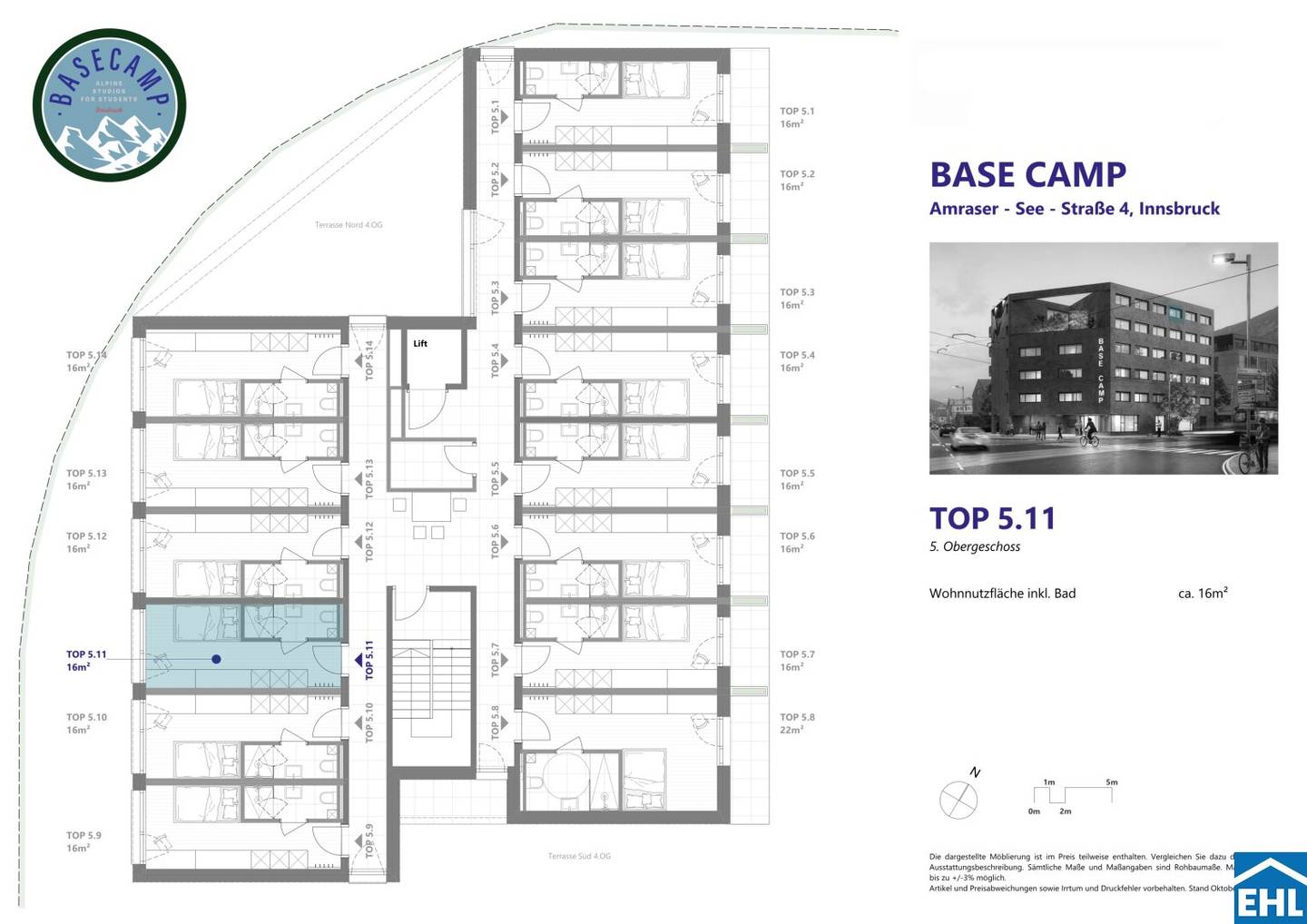 Wohnung Base Camp Innsbruck vollmöbliert zentral